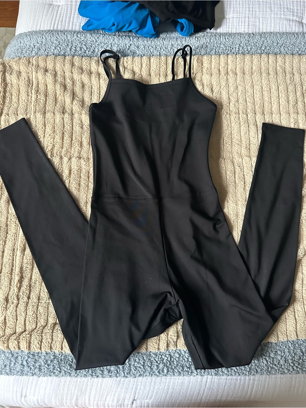 girlfriend collective black Pilates jumpsuit